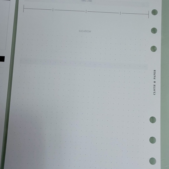 Cloth & Paper Project Management Insert with Flags - Picture 2 of 5